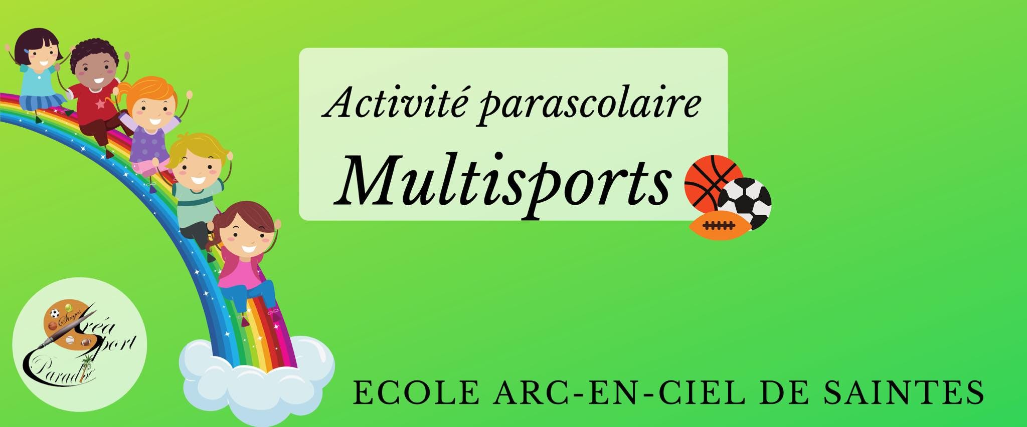 Parascolaires Ecole de Saintes - 15h20 MARDI - Multisports 7 - 9 ans 