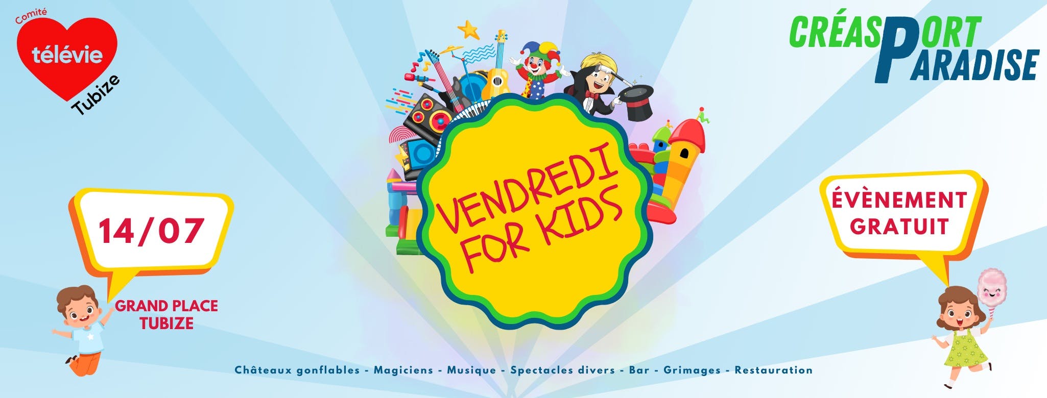 Vendredi for Kids - 14 juillet 2023